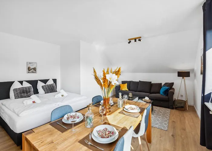 - 73m2-boxspringbett-neu Renoviert-kueche-sehr Ruhig 아파트 보훔